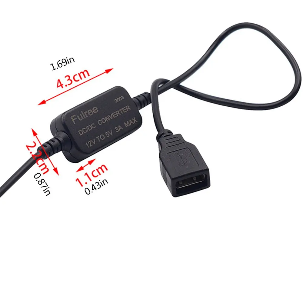 

USB Charger Waterproof DC/DC Converter Regulator 12V to 5V 3A Car Led Display Power CPT Car power Step Down Regulator