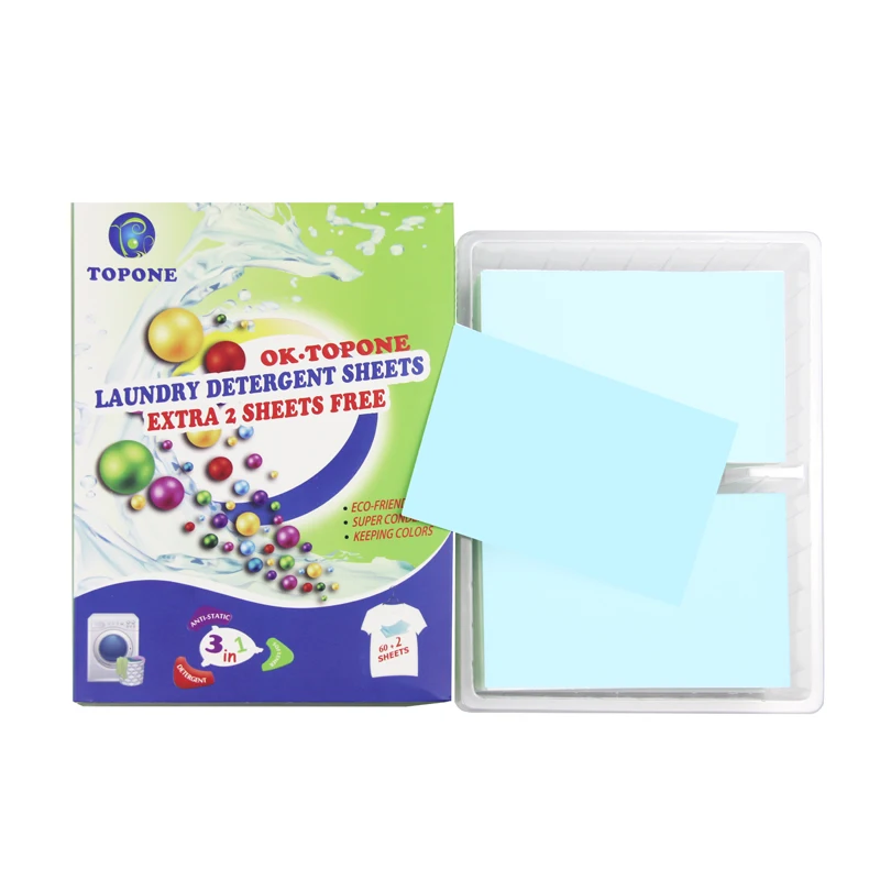 

New Natural Laundry Tablets Laundry Detergent Washing Powder Wash Paper Sheet Home Cleaning Products Supplies Wash Paper Sheets