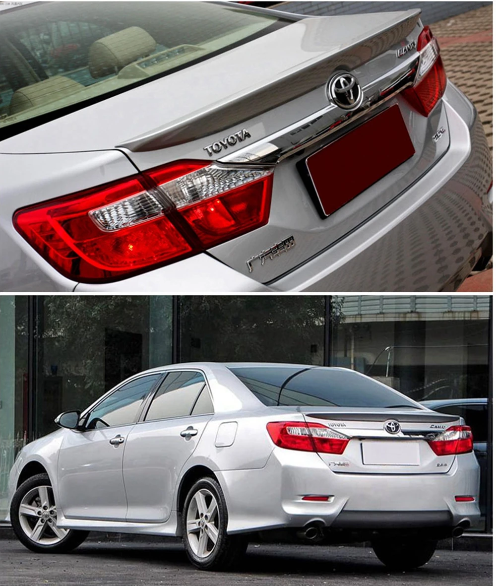 MONTFORD для Toyota Camry 2012 2013 2014 2015 Авто ABS пластик Неокрашенный задний Багажник крыло