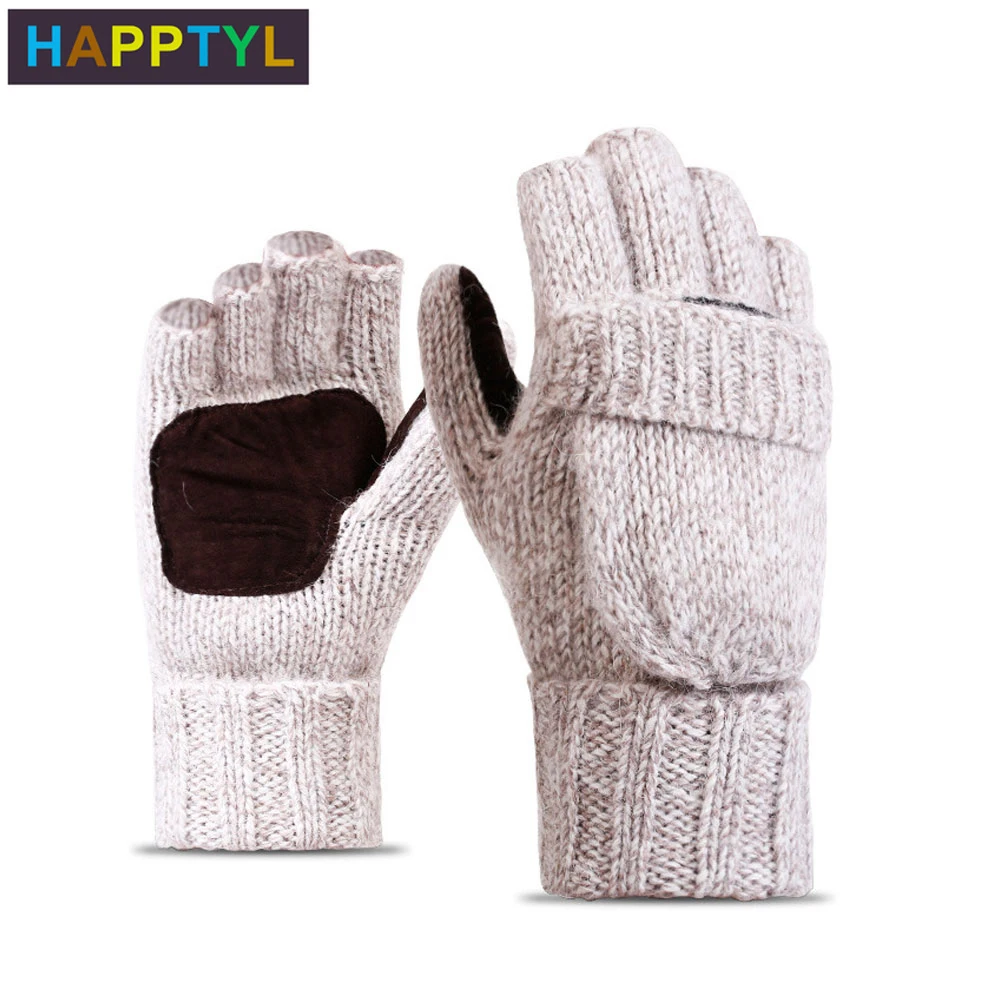 HAPPTYL1Pair мужские и женские осенне зимние уличные трикотажные толстые теплые
