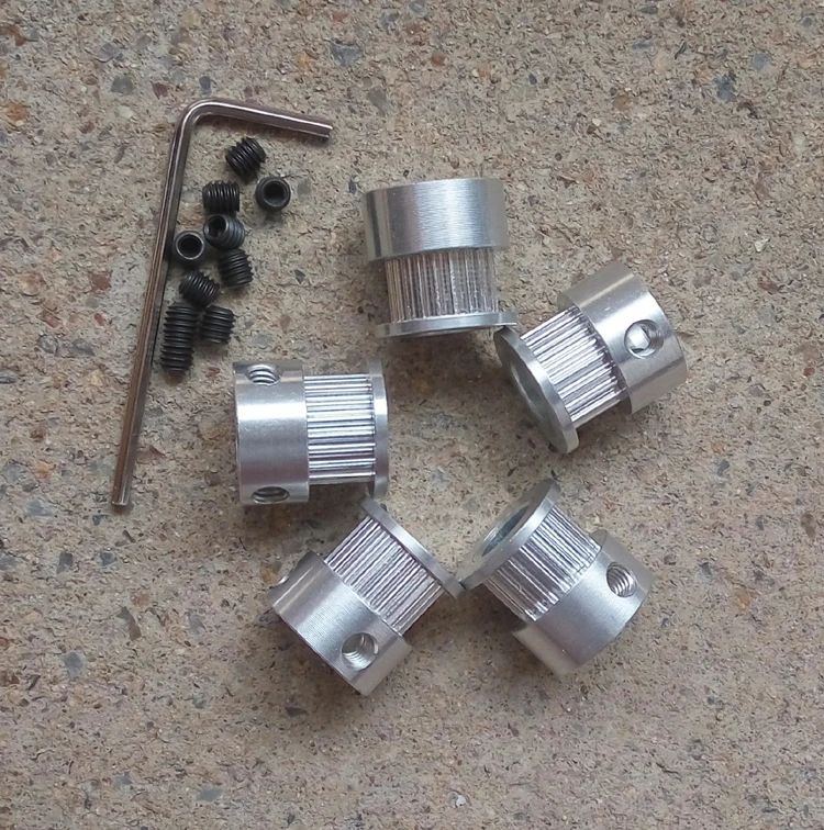 Зубчатый шкив диаметром 5 мм диаметр 20 зубьев подходит для зубчатого ремня ГРМ GT2