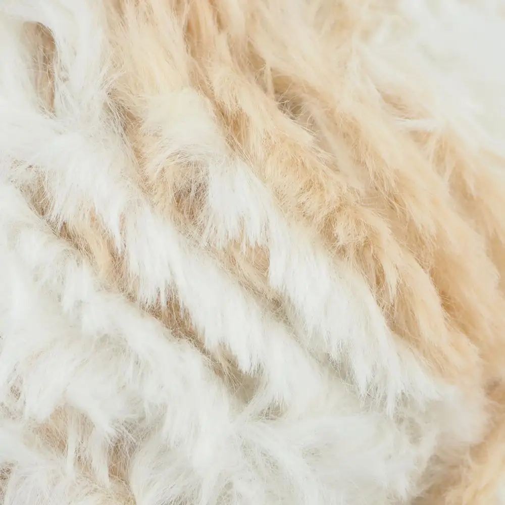 NICEEC 2 мотка супер мягкая меховая пряжа толстая пушистая из искусственного меха