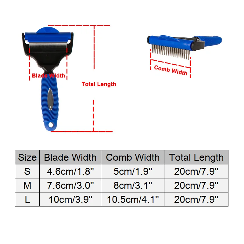 Универсальная расческа для вычесывания шерсти домашних животных щетка удаления