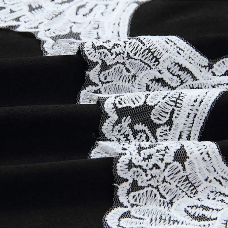 Женское Повседневное платье-рубашка с длинным рукавом Вышитое цветочное