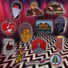 Значок Дэвид Линч Твин Пикс агент Купер бревна леди деревянная игрусветильник светлый огонь Прогулка со мной древесный значок Одри мечта брошь