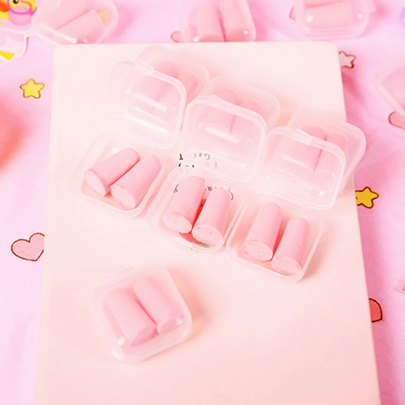 

2/10/20 PCS Ear Plugs Anti-noise Soft PU Cotton Soft Foam Ear Plugs Prevention Earplugs Noise Reduction Improve Sleep Tools