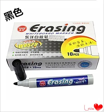 

Can erase Whiteboard pen The hand feels comfortable 10pcs free shipping