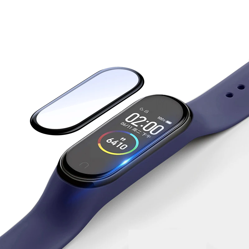 

3D Glass for Xiaomi mi band 5 4 6 Soft Screen Protector Protective on Xiami Mi band band5 Miband5 Cover For Xiomi mi band 5 Film