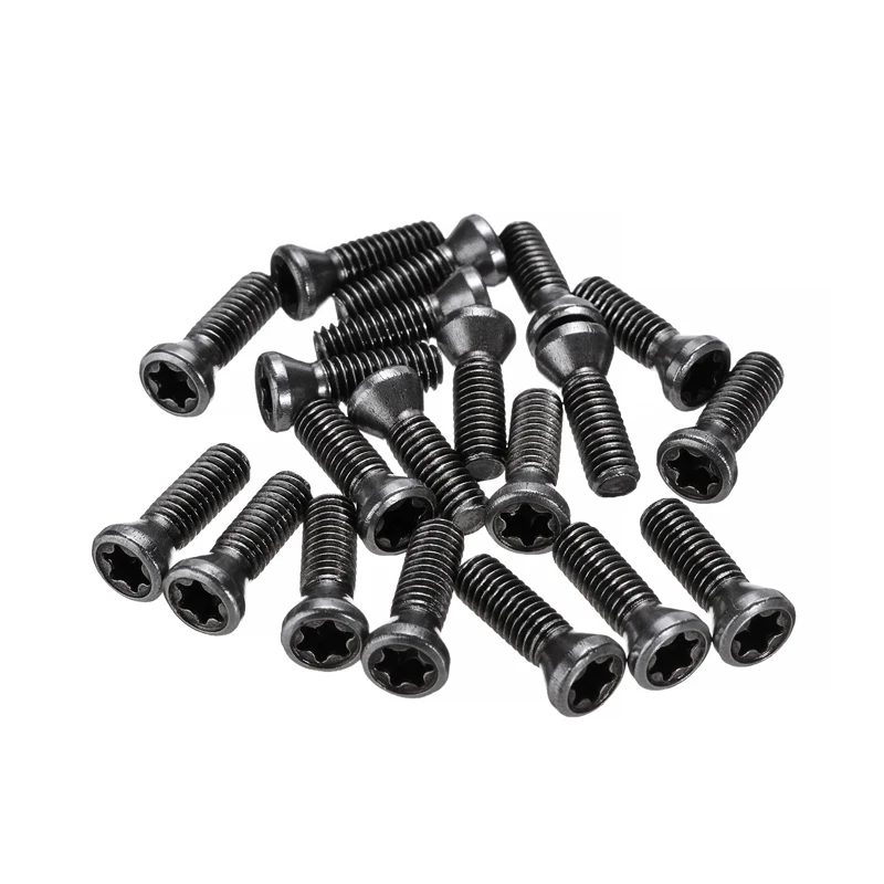 20шт металлическая головка Torx набор винтов M3.5x12mm для карбидная вставка токарного