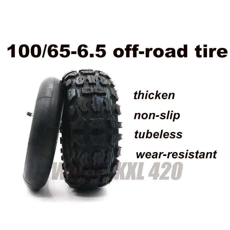 

Шины TUOVT 100/65-6,5, нейлоновые, не скользящие, для 11-дюймового электросамоката