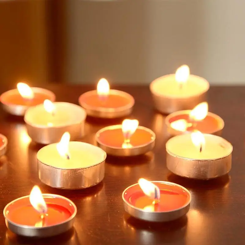 50 шт./компл. бездымного ароматические свечи День рождения маятник По мелкому опту