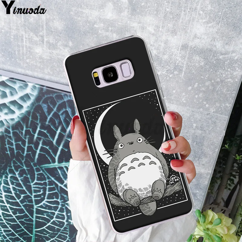 Yinuoda Тоторо Хаяо Миядзаки Красочный милый чехол для телефона samsung S9 плюс S10 S6 S6edge