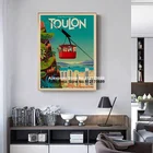 Тулон фотография ретро постер настенные картины печать на холсте гостиная художественный постер домашний Настенный декор