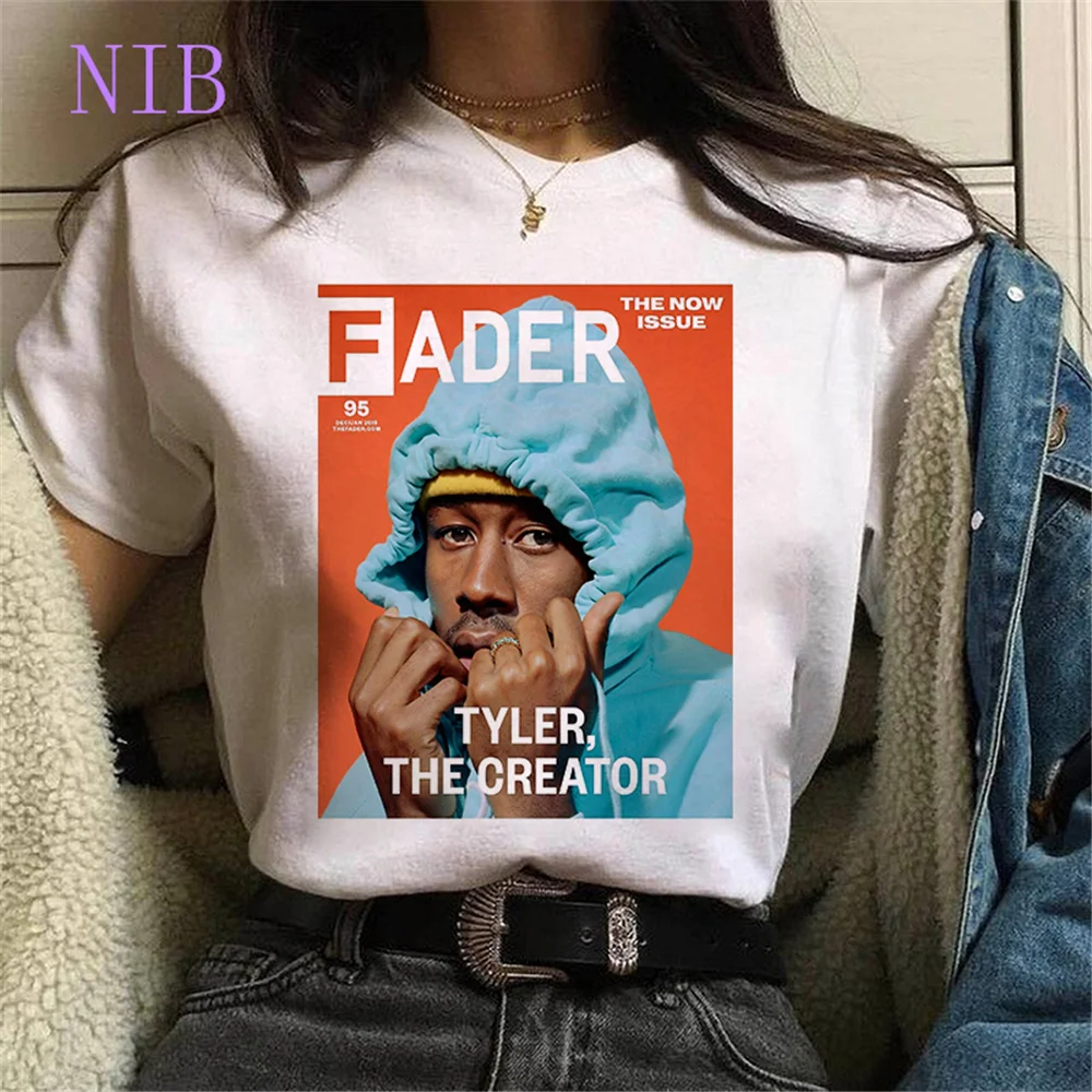 

Harajuku Tyler, The Creator t shirt women streetwear Hip Hop printed Tees gothic punk oversized casual tops women/men's T-Shirts