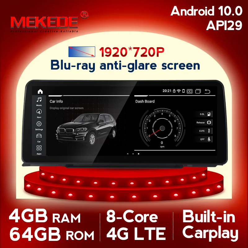 

Автомобильный мультимедийный плеер, проигрыватель на Android 12,3, с экраном 10,0 дюйма, Blu-ray, для BMW F30/F31/F34/F32/F33/F36, LHD, NBT, без проводов