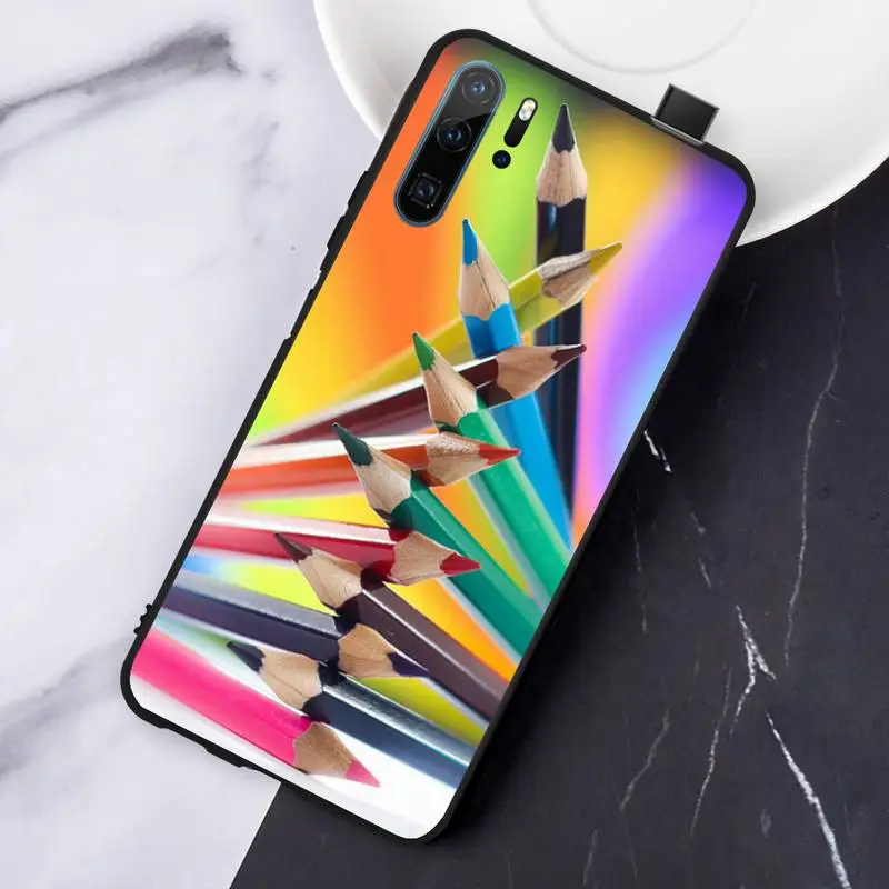 

Colored pencil painting fashion pattern high quality Phone Case For Huawei honor Mate P 10 20 30 40 Pro 10i 9 10 20 8 x Lite