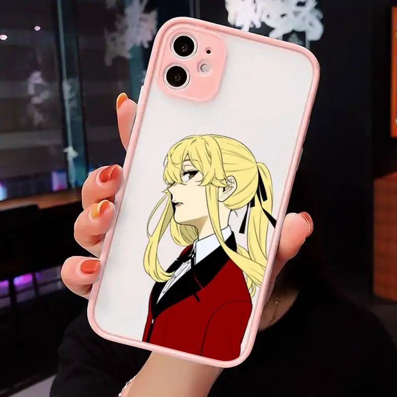

Kakegurui Phone Case Matte For iPhone 12 Mini 11 Pro XR XS Max 7 8 Plus X Hard PC Back Cover