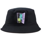 Панама с героями Диснея монстры, Салли Майк, детская Панама для улицы, женская, мужская, мультяшная, однотонная, двусторонняя, для рыбалки, для улицы