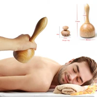 wooden point massager roller back massager solid wood grain back massager pushes abdomen