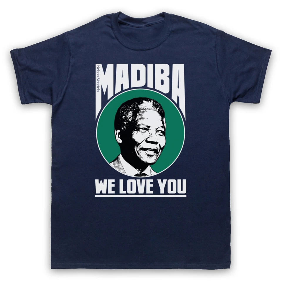 NELSON MANDELA UN MADIBA WE LOVE YOU футболка мужские и женские размеры COLS Топы Футболка для