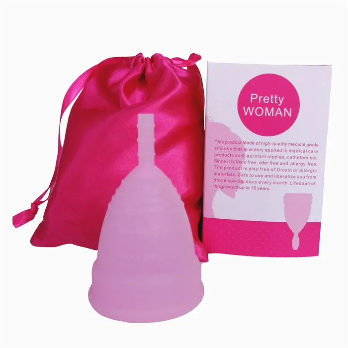 A13-1Cup-BoxBag-Pink Высокое качество вагинальная менструальная чашка и стерилизатор чашка стерилизация менструальная чашка Гибкая чистая перерабатываемая Кемпинг копа менструальная - Цвет: A13-1Cup-BoxBag-Pink