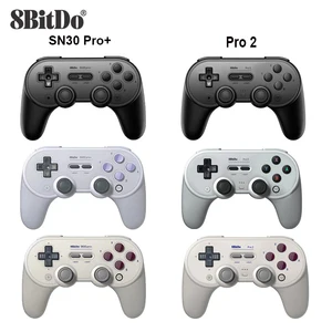 Беспроводной джойстик 8Bitdo Pro 2 SN30 Pro +, игровой контроллер с Bluetooth, геймпад для коммутаторов, Windows, Steam, macOS, джойстик