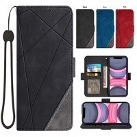Spliced wallet mobile phone cover For OnePlus Nord N100 Credit card slot wrist