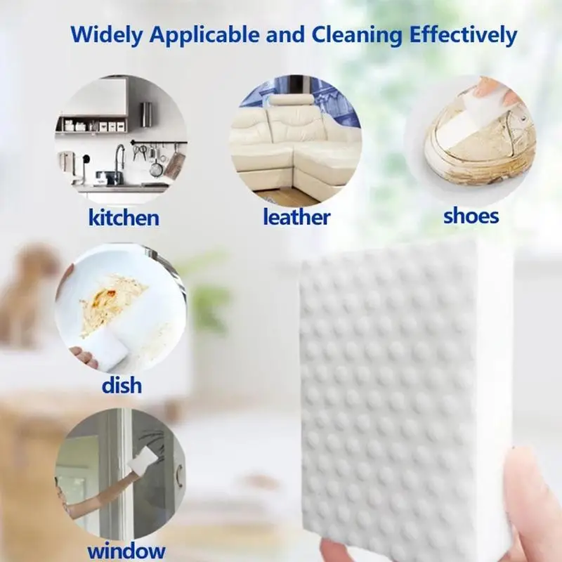 

Magic Nano Kitchen And Bathroom Cleaning, Car Washing Decontamination And Wipe Sponge Dishes Magic Artifact L1S3