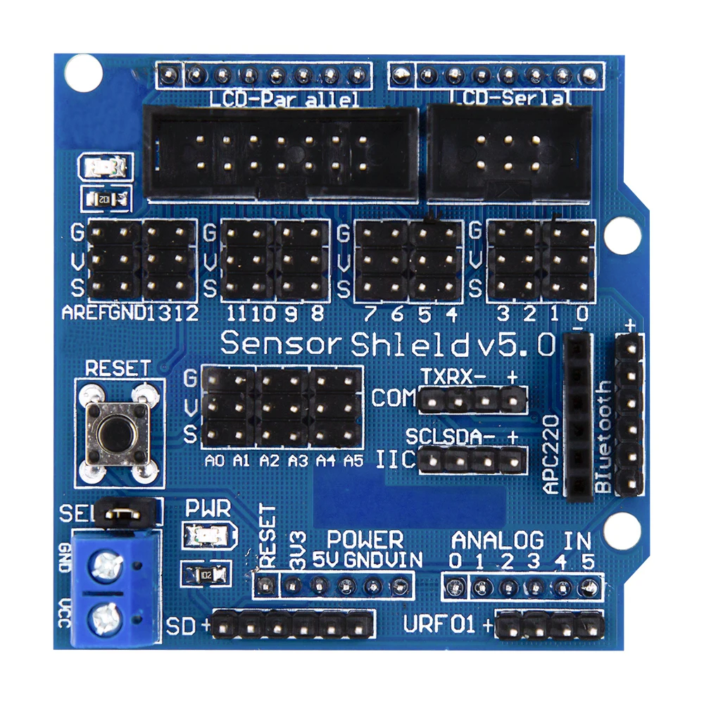V5.0 сенсор Щит Плата расширения для arduino электронные строительные блоки робот