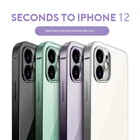 Чехол с покрытием для Apple iphone 11, 12, 13, чехол из ТПУ, прозрачный чехол с прямой стороной для iphone 7, 8plus, xr, xs, 12 mini, 11 pro max, чехол