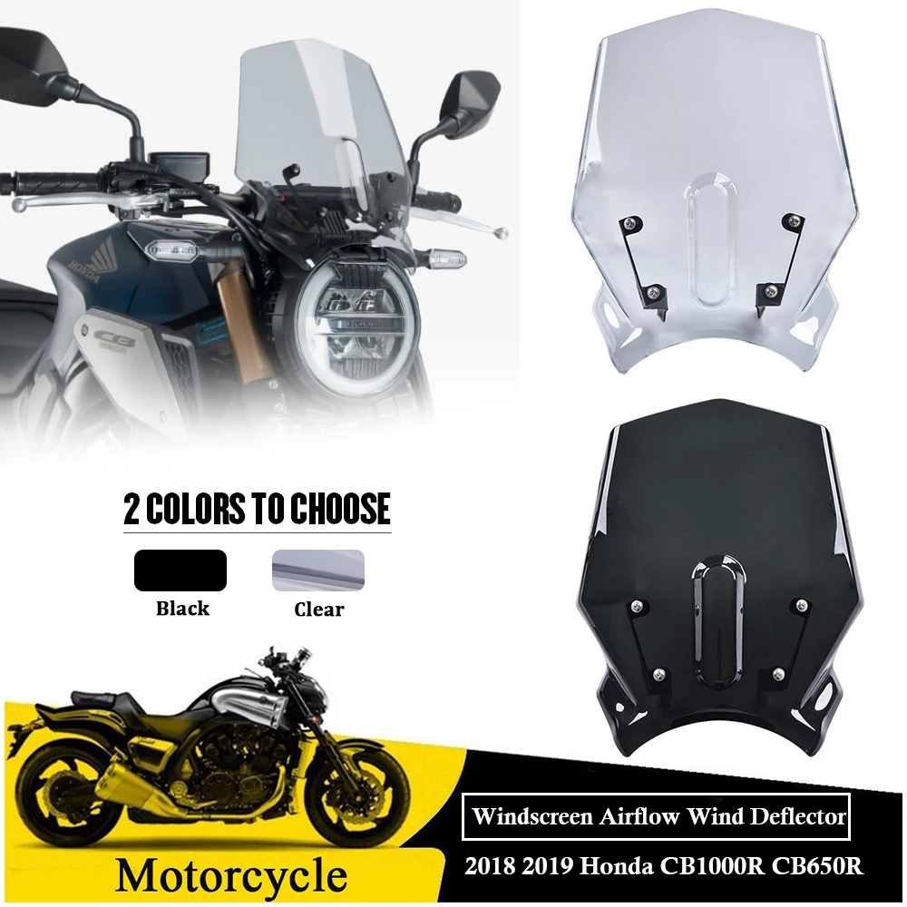 Дефлектор ветрового воздуха для Honda CB1000R CB650R 2018 2019 CB 1000R 650R|Козырьки от ветра и