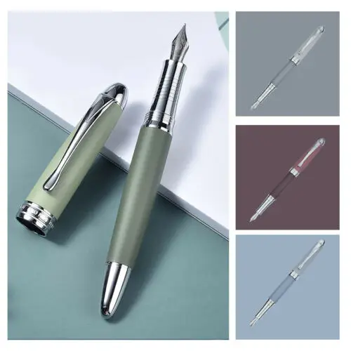 HD металлическая перьевая ручка чернильная цвет сезона Сверхтонкая 0 4 мм офисные
