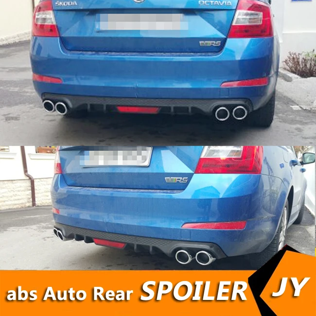 Диффузор для заднего бампера Octavia ABS задний спойлер Skoda 2015 2018 гг.|Обвесы| |
