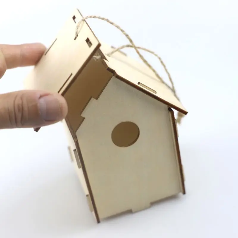 

2 Pack DIY Bird House Painting Kit Building Birdhouse Paints Brushes Wooden Art