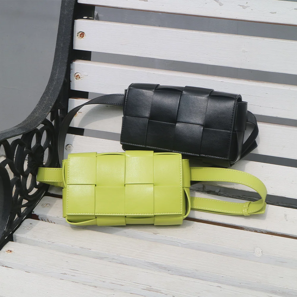 Новинка 2021 модная темпераментная простая плетеная женская сумка из воловьей