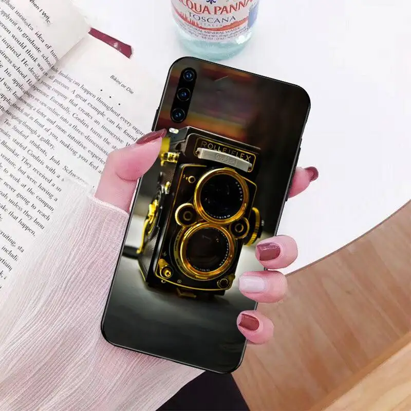 PENGHUWAN Rolleiflex винтажный Ретро камера черный мягкий чехол для телефона Huawei Honor 20 10 9 8