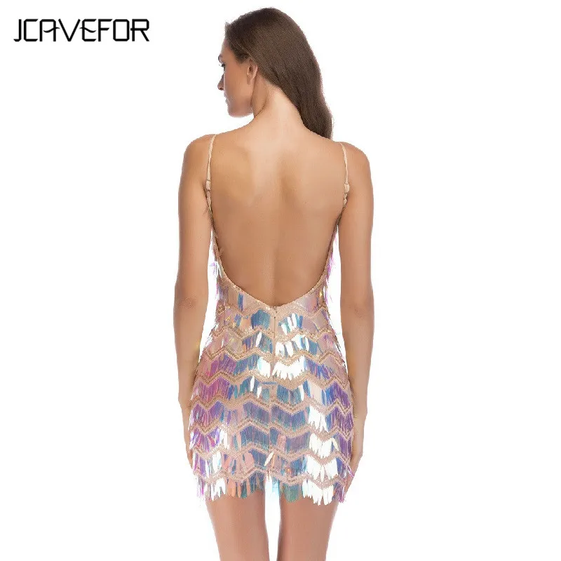 2020 летнее женское сексуальное яркое блестящее платье на тонких бретелях с