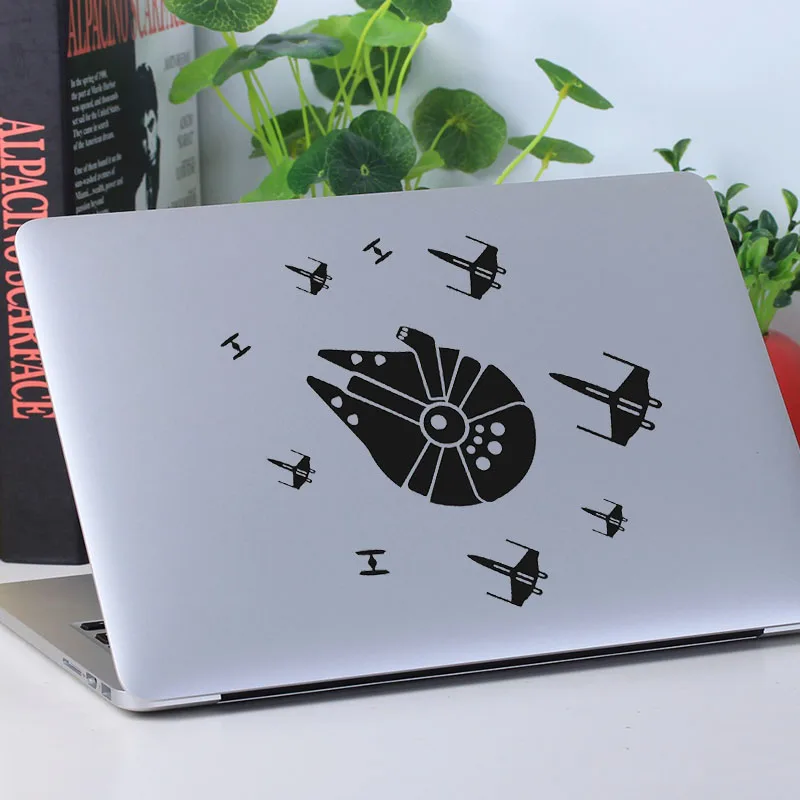 Наклейка для ноутбука Rebel Fleet Millennium Falcon X Fighter наклейка Macbook Air 11 13 15 дюймов Pro Retina Mac