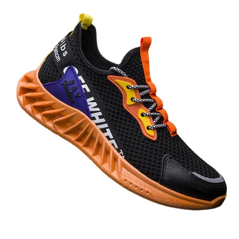 

New leisure fashion men's low top breathable sports board shoes European fashion men's shoes