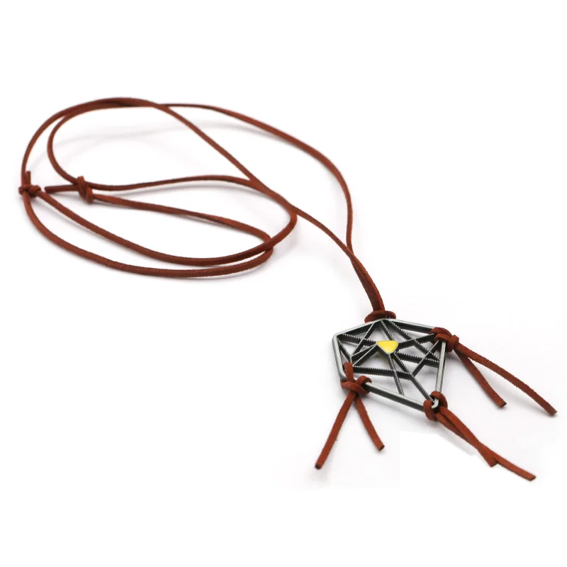 Амулет Death Stranding ожерелье Ловец снов Сэм металлическая подвеска женский кожаный