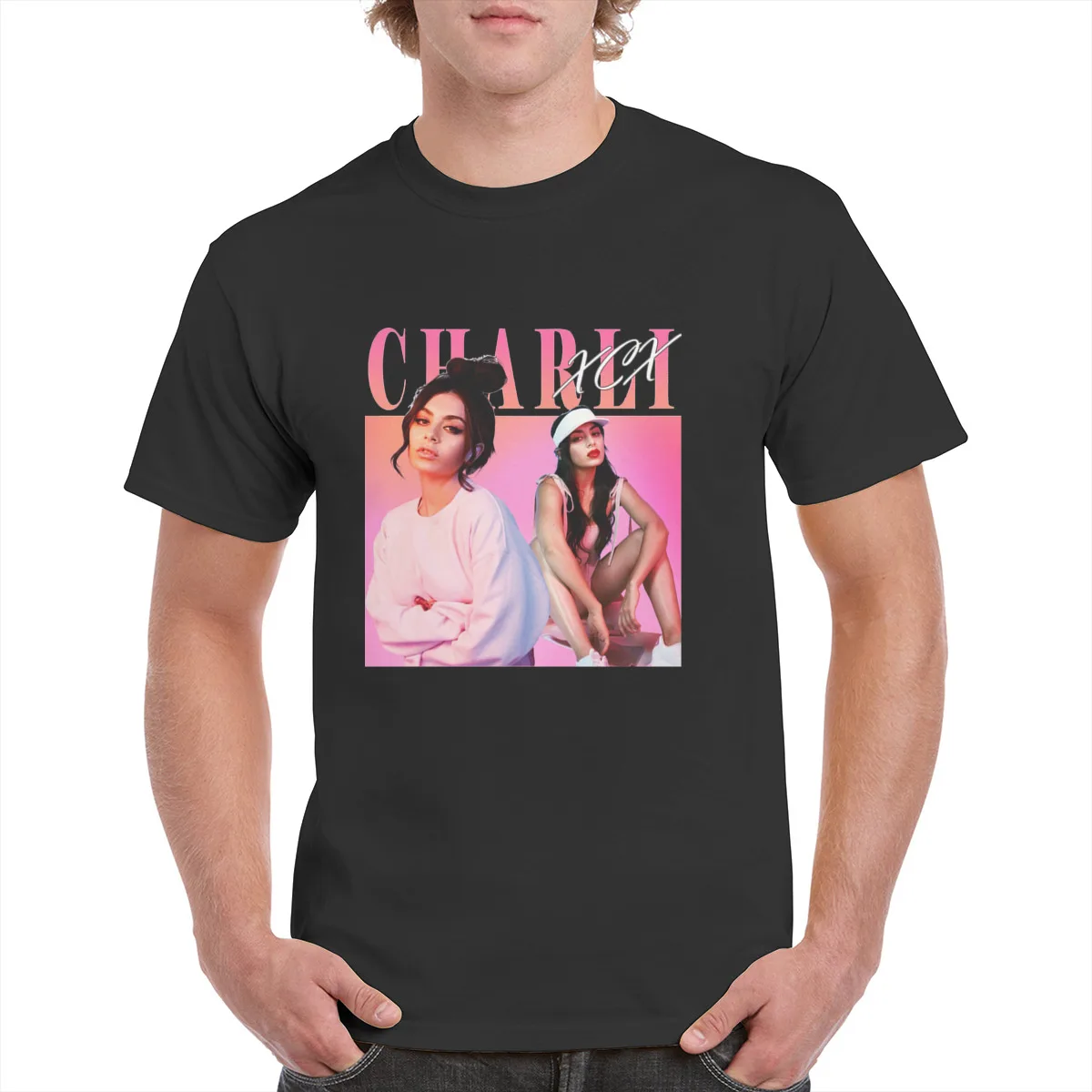 

Vogue Charli XCX T-Shirt Unisex Retro Trending Popular 90'S graphics T-Shirt 100% Cotton Tops Female/Man