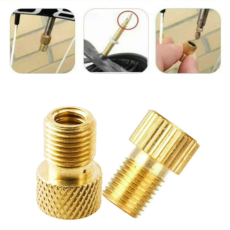 2 шт. латунь велосипед для адаптера переменного тока ультралегкий нержавеющий