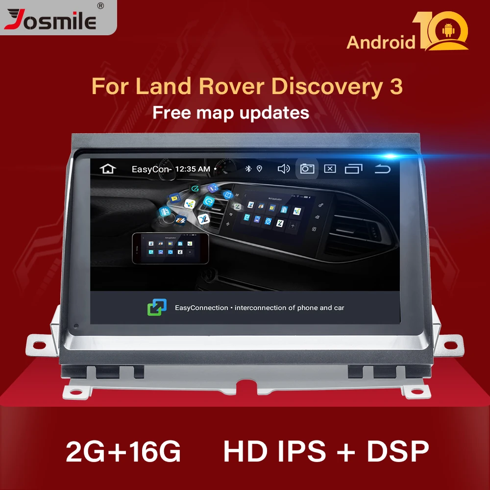 Автомагнитола Android 10 0 мультимедийный плеер NAVI для Land Rover Discovery 3 LR3 L319 2004 ~ 2009 стерео