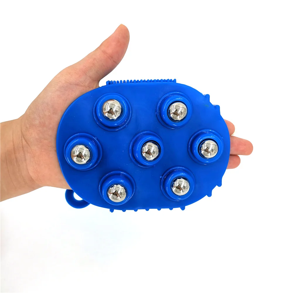 

Roller Ball Body Massage Glove Muscle Pain Relief Relax Anti-Cellulite Massager For Hand Neck Back Shoulder Buttocks Health Care