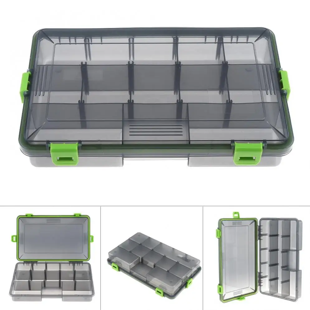 Водонепроницаемый и герметичный ящик для рыболовных снастей с 11 отсеками 4