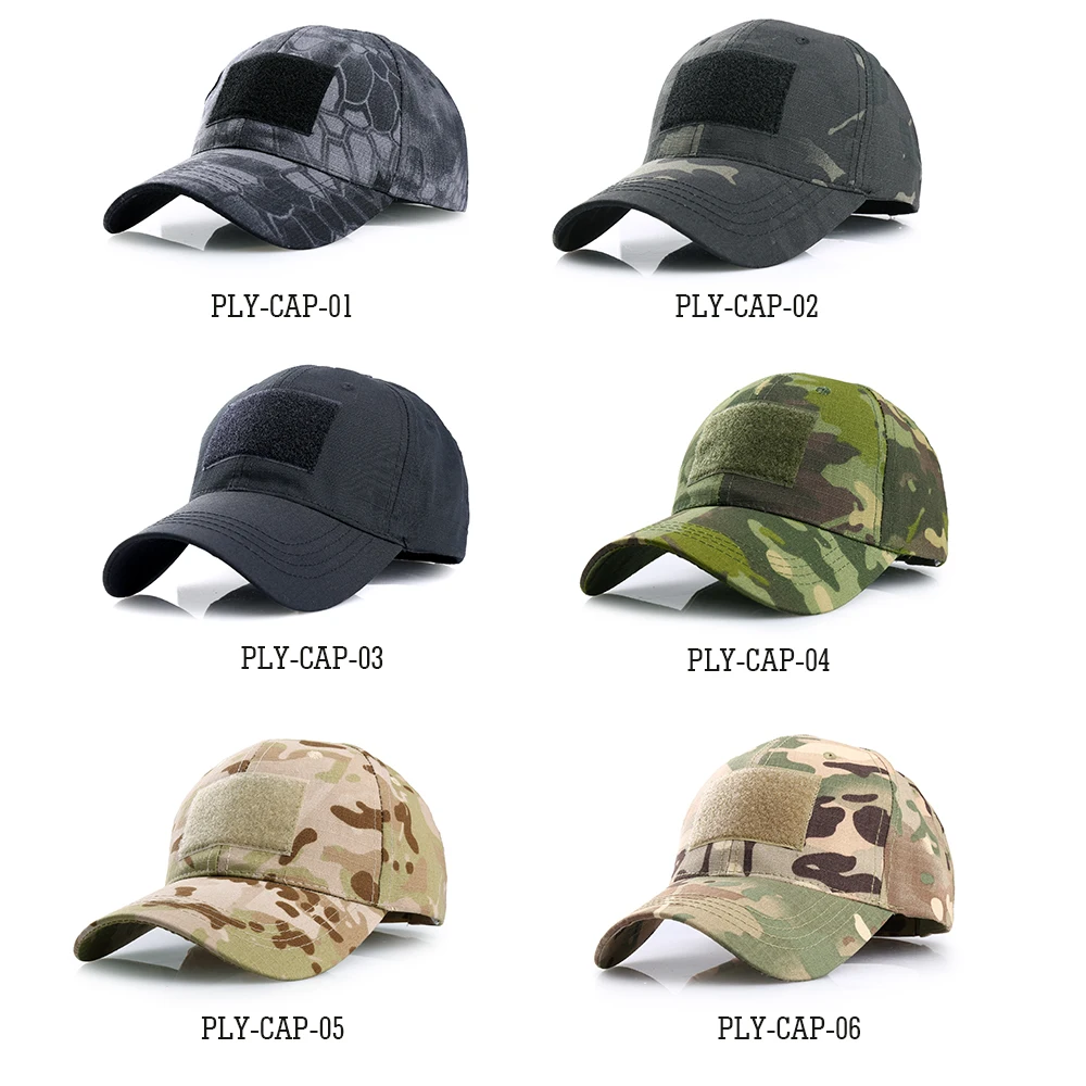 

Camouflage Baseball Mesh Skull Cap Adjustable Sunshade Military Tactical Hat Fishing Nature Hike Sports Hunting Hiking Caps