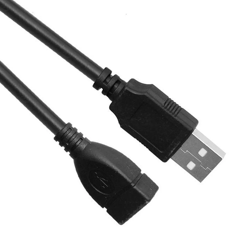 USB 2.0 Male to Female Cable 1.5m 3m 5m Extender Cord Wire Super Speed Data Extension For PC Laptop Keyboard | Электроника