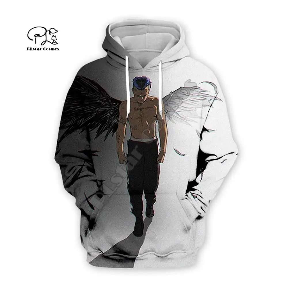 Ух девушка рэпер певец XXXTentacion пуловер Man/Для женщин спортивный костюм в стиле