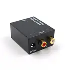 Портативный коаксиальный аудиоконвертер Toslink Audio To 2RCA LR Audio 3,5 мм USB питание Toslink 1xrca стабильный декодирование