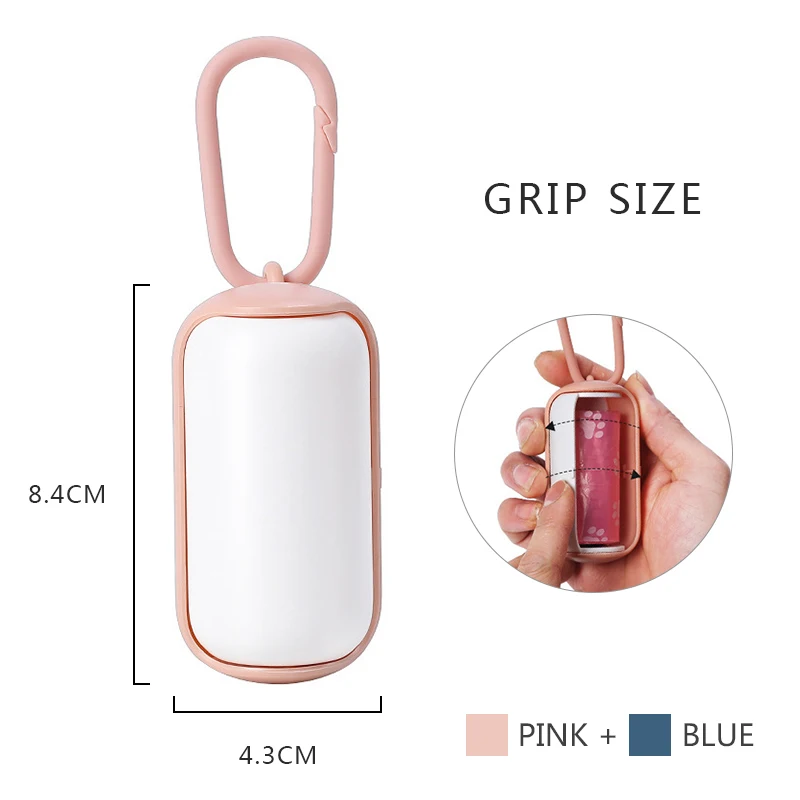 

Portable Dog Poop Bag Dispenser Practical Waste Garbage Bags For Pet Training Outdoor Trash Cleaning Pets Dispensers Holder